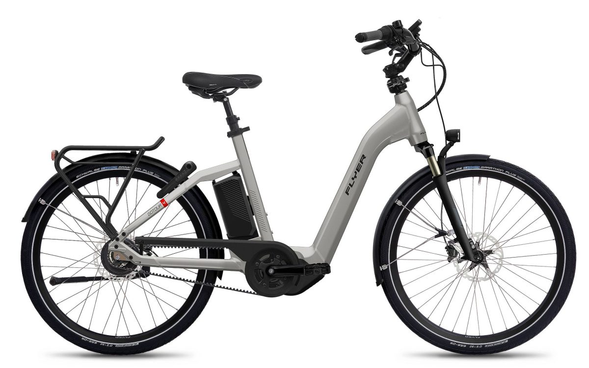 Flyer Gotour4 7.23 Tiefeinstieg 2021 silber ekone EBike